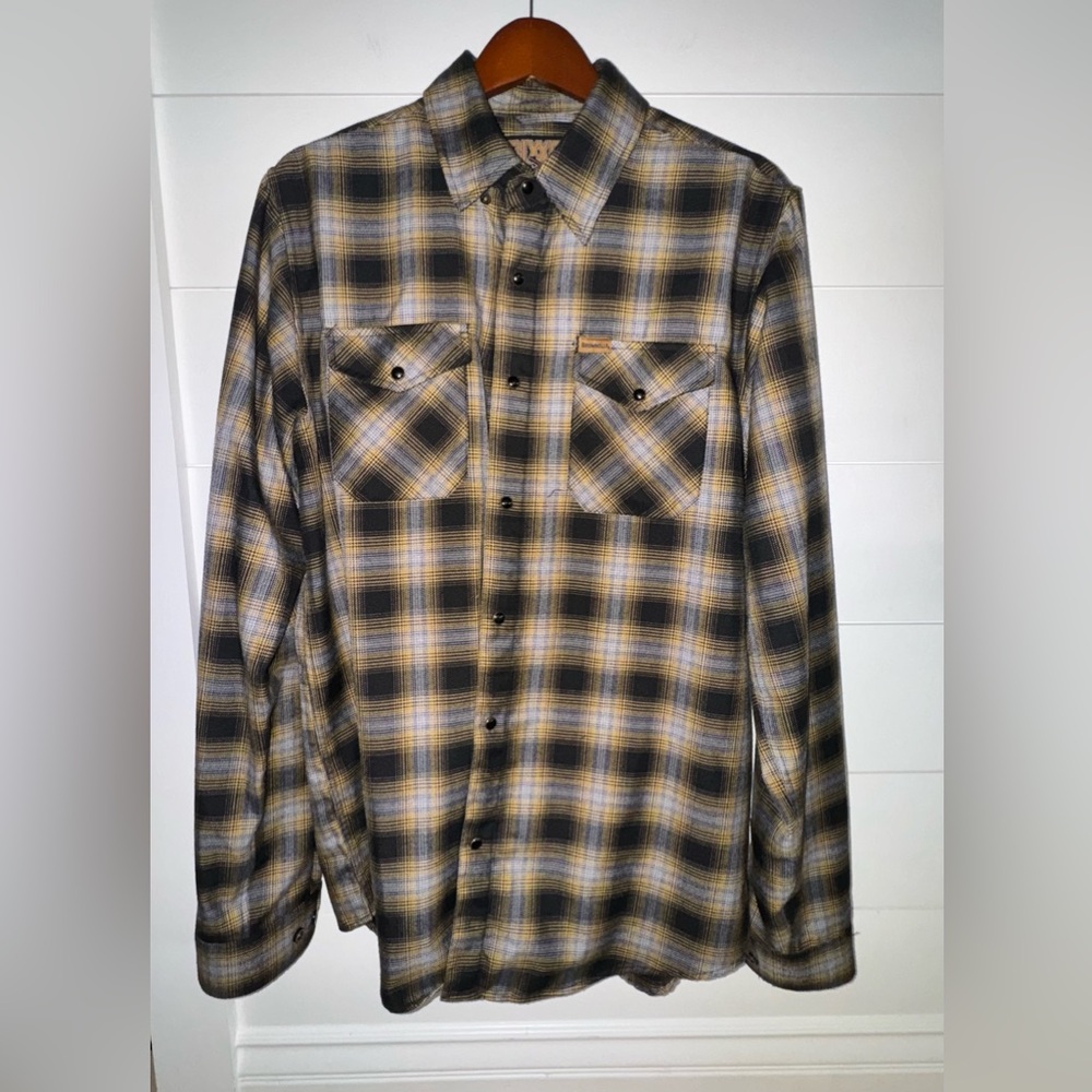 Dixxon men’s plaid flannel size large tall Brownells